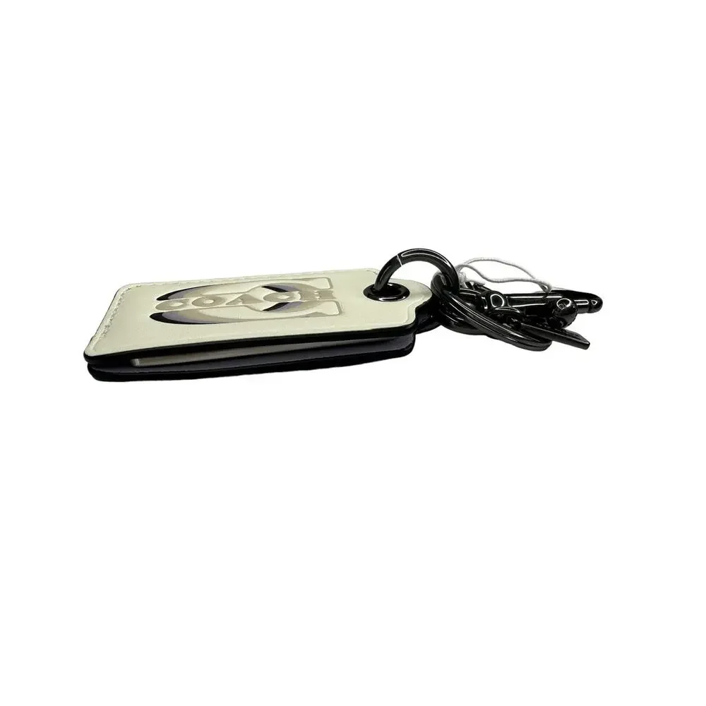 Coach Bottle Opener Key Fob With Coach Stamp Chalk